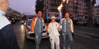 Passaggio della Fiamma Olimpica a Ivrea